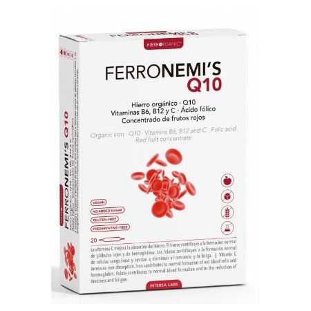 Ferronemin's Q10 Bipole, 20 ampollas - Intersa