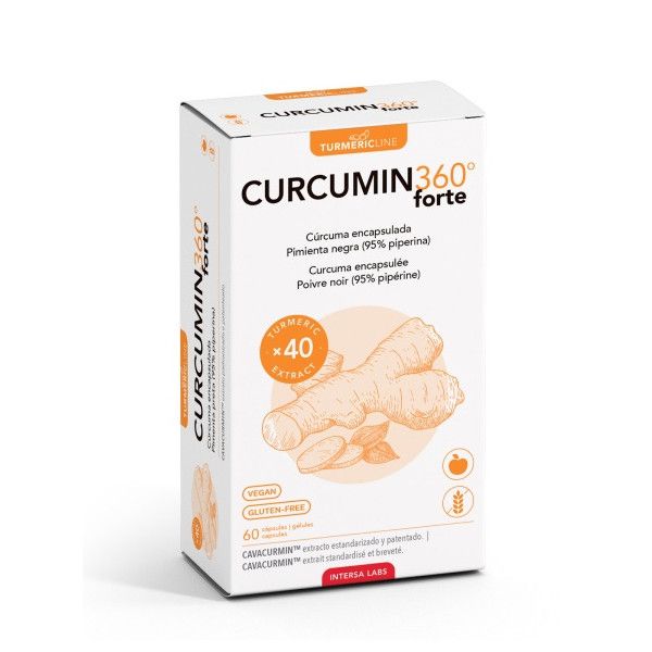 Curcumin Forte 360º, 60 cápsulas - Intersa