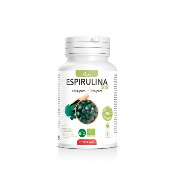 Espirulina 500, 180 comprimidos - Intersa