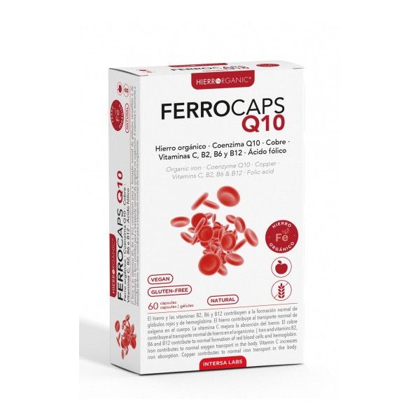 Ferrocaps Q10, 60 cápsulas - Intersa