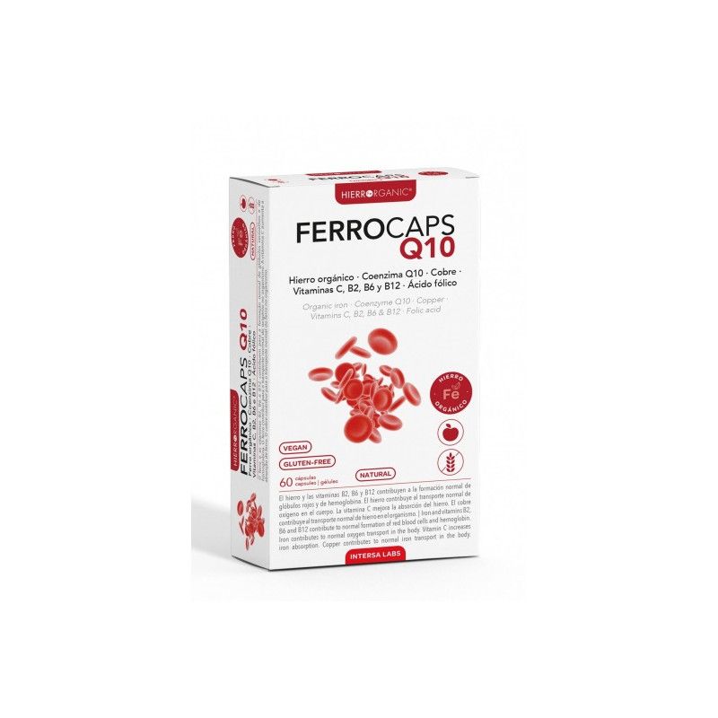 Ferrocaps Q10, 60 cápsulas - Intersa