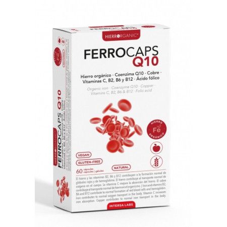 Ferrocaps Q10, 60 cápsulas - Intersa