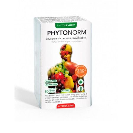 Levadura de Cerveza Viva Phytonorm, 80 cápsulas - Intersa