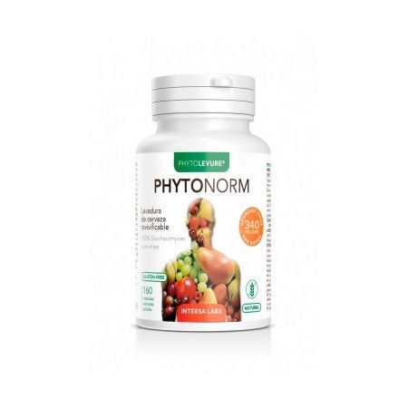 Levadura de Cerveza Viva Phytonorm, 160 cápsulas - Intersa