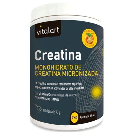 Vitalart Creatina Micronizada, 256 g (sabor naranja)