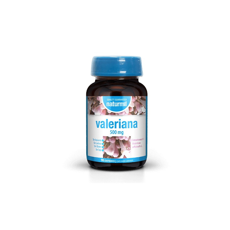 Valeriana 500 mg, 90 comprimidos - Naturmil