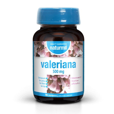 Valeriana 500 mg, 90 comprimidos - Naturmil