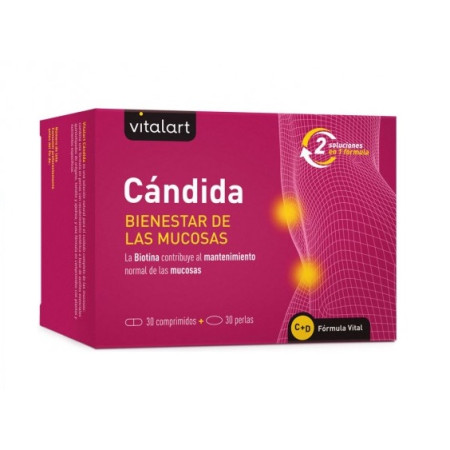 Vitalart Cándida, 30 perlas + 30 comprimidos - Vitalart