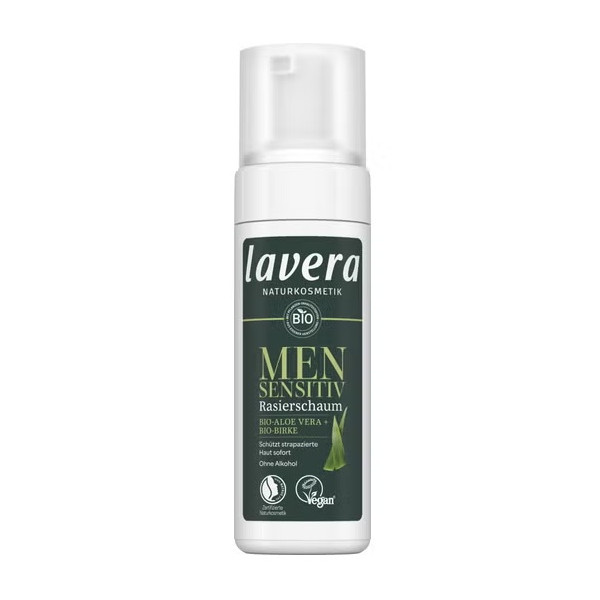Espuma de Afeitar Bio Men Sensitiv, 150 ml - Lavera
