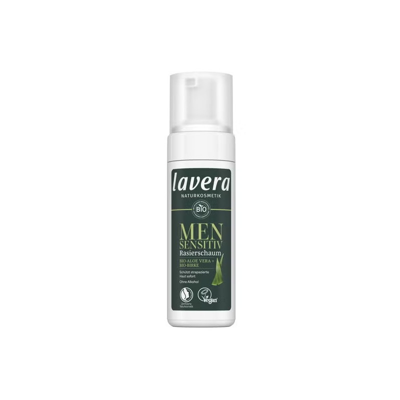 Espuma de Afeitar Bio Men Sensitiv, 150 ml - Lavera