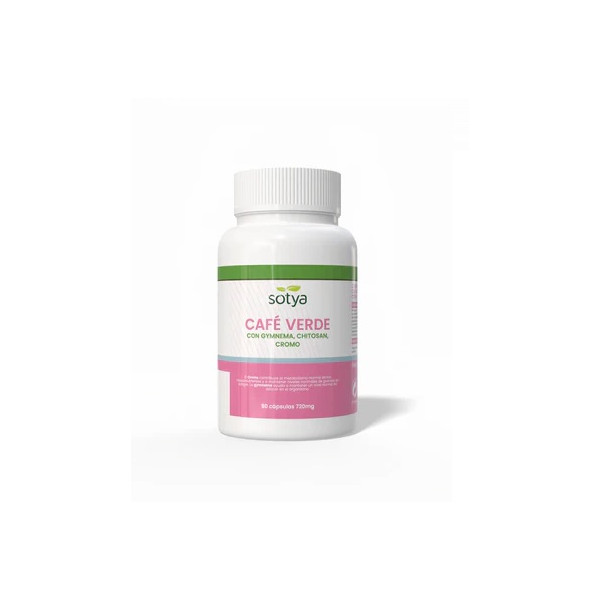 Café Verde + Gymnena + Chitosan, 90 cápsulas - Sotya