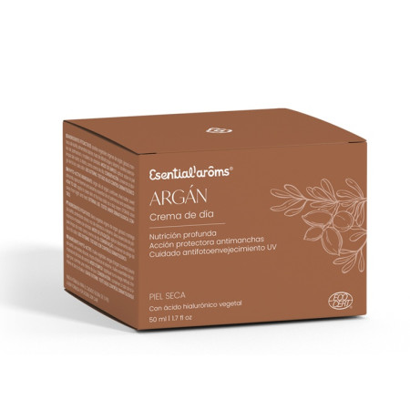 Crema de Argán Antiarrugas, 50 ml - Esential Aroms - caja