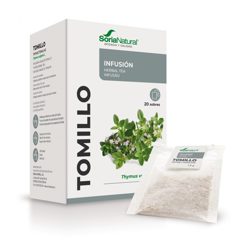 Tomillo, 20 filtros - Soria Natural