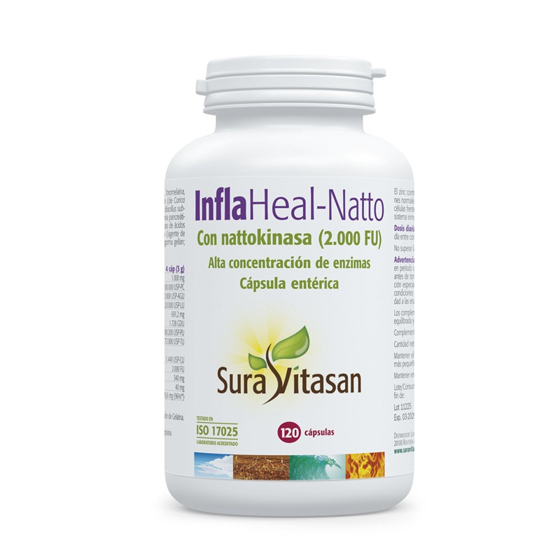 InflaHeal-Natto, 120 cápsulas - Sura Vitasan