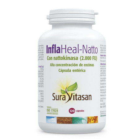 InflaHeal-Natto, 120 cápsulas - Sura Vitasan