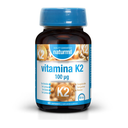 Vitamina K2, 60 comprimidos - Naturmil - Dietmed