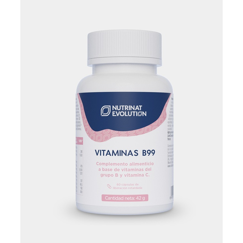 Vitaminas B99, 60 cápsulas - Nutrinat Evolution